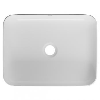 Раковина накладная на столешницу WAVE Quadro 500*390*140 ш*г*в без перелива,белый,прямоуг