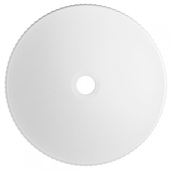 Раковина накладная на столешницу WAVE Solo 400*400*125 ш*г*в без перелива,белый,круг