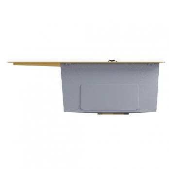 Мойка настол.монтаж 60х50 (3,0) прав. вып 3 1/2  MIXLINE PRO 20см с сифоном (золото)