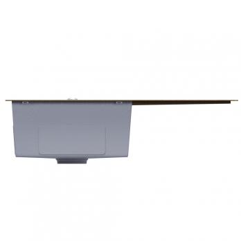 Мойка настол.монтаж 78х50 (3,0) лев. вып 3 1/2  MIXLINE PRO 20см с сифоном (бронза)