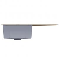 Мойка настол.монтаж 78х50 (3,0) лев. вып 3 1/2  MIXLINE PRO 20см с сифоном (золото)