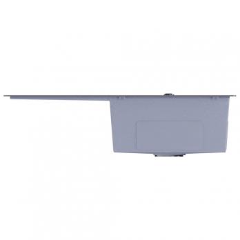 Мойка настол.монтаж 78х50 (3,0) прав. вып 3 1/2  MIXLINE PRO С ФАСКОЙ 20см с сифоном (черный графит)