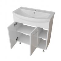 Тумба д/ванной "АНРИ-75" под раковину Best-75 (Sanita Lux)(ПВХ)