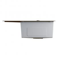 Мойка настол.монтаж 60х50 (3,0) прав. вып 3 1/2  MIXLINE PRO 20см с сифоном (бронза)