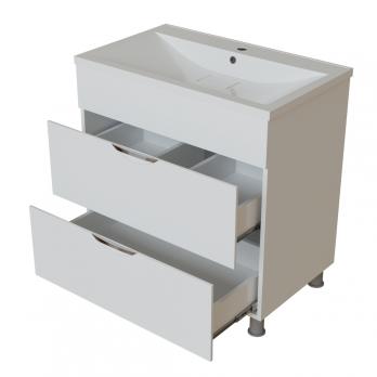 Тумба д/ванной "ЭТЬЕН-75" под раковину Нелли-75 (MIXLINE) (ПВХ)