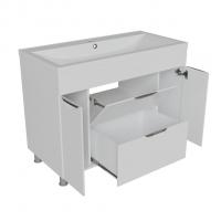 Тумба д/ванной "ЭТЬЕН-90" под раковину Нелли-90 (MIXLINE) (ПВХ)