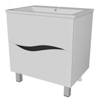 Тумба д/ванной "Лайф-60"  под раковину Марго-60 (MIXLINE) (ПВХ)