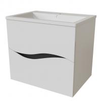 Тумба д/ванной "Лайф-60" подвесная  под раковину Марго-60 (MIXLINE) (ПВХ)