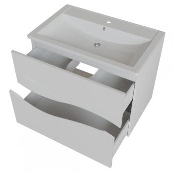 Тумба д/ванной "Лайф-70" подвесная  под раковину Марго-70 (MIXLINE) (ПВХ)