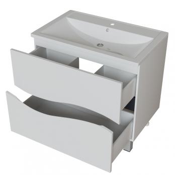 Тумба д/ванной "Лайф-80" под раковину Марго-80 (MIXLINE) (ПВХ)