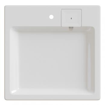 Раковина над стиральной машиной "ЛАЙН" 60*60 ш*г, с кронштейнами (MIXLINE)