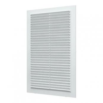 Решетка вент. 185*285 1828С ж/наклонные с сеткой ERA