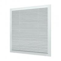 Решетка вент. 285*285 2828С ж/наклонные с сеткой ERA