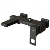 Душевая система 35к MIXLINE ML34-06 "Solo Black" излив лейка 3 поз.+лейка"Тропический душ" ЧЕРНЫЙ