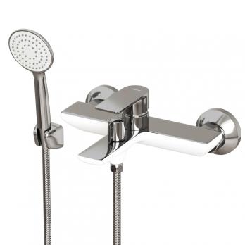 Смеситель для ванны 35k MIXLINE ML33-01 "City White" БЕЛЫЙ/ХРОМ