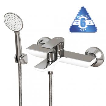 Смеситель для ванны 35k MIXLINE ML33-01 "City White" БЕЛЫЙ/ХРОМ