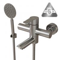 Смеситель для ванны 35k MIXLINE MLSS32-01 "Stainless" НЕРЖ