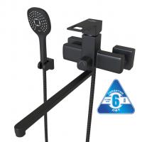 Смеситель для ванны и раковины 35k MIXLINE ML34-02 "Solo Black" ЧЕРНЫЙ