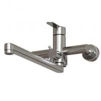 Смеситель для ванны и раковины 35k MIXLINE MLSS32-02 "Stainless" НЕРЖ