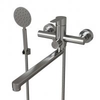 Смеситель для ванны и раковины 35k MIXLINE MLSS32-02 "Stainless" НЕРЖ