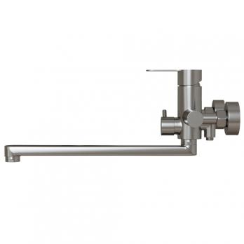 Смеситель для ванны и раковины 35k MIXLINE MLSS32-02 "Stainless" НЕРЖ