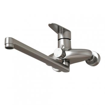 Смеситель для ванны и раковины 35k MIXLINE MLSS36-02 "Steel Kit" НЕРЖ