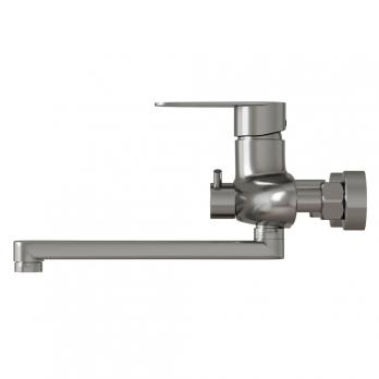 Смеситель для ванны и раковины 35k MIXLINE MLSS36-021 "Steel Kit" НЕРЖ