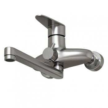 Смеситель для ванны и раковины 35k MIXLINE MLSS36-021 "Steel Kit" НЕРЖ