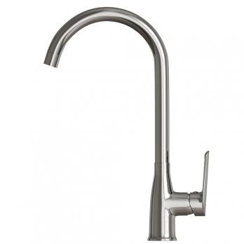 Смеситель для кухни 35k MIXLINE ML29-032 "Comfort" высокий излив боковая ручка