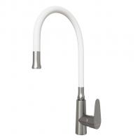 Смеситель для кухни 35k MIXLINE MLSS36-09 "Steel Kit" НЕРЖ без излива