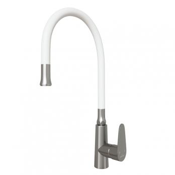 Смеситель для кухни 35k MIXLINE MLSS36-09 "Steel Kit" НЕРЖ без излива