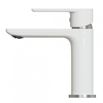 Смеситель для раковины 35k MIXLINE ML33-04 "City White" БЕЛЫЙ/ХРОМ