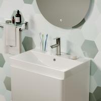 Смеситель для раковины 35k MIXLINE MLSS32-04 "Stainless" НЕРЖ