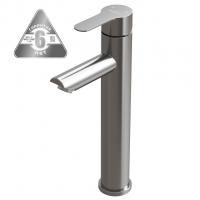 Смеситель для раковины 35k MIXLINE MLSS32-042 "Stainless" высокий излив НЕРЖ