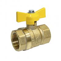 Кран газ шаровой 3/4'' вн/вн бабочка 11б27п Стандарт 230 ГАЛЛОП/ PN40