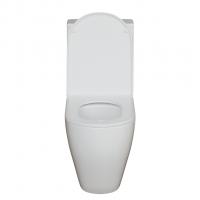 Унитаз-компакт безободковый WAVE NEO Tornado1.0, гор,ниж,2-кн.арм,сид.дюропл,м/л,быстр,БЕЛЫЙ глянец