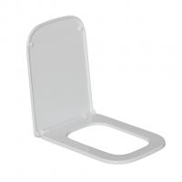 Сиденье для унитаза  WAVE SQUARE дюропласт, микролифт БЕЛЫЙ глянец