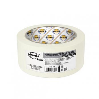 Лента креппированная клейкая бумажная/малярная AVIORA 48мм*40м