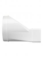 Соединитель 60х120/D125  эксц плоский/круглым 612СП12,5КП ERA