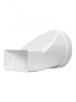 Соединитель 60х120/D125  эксц плоский/круглым 612СП12,5КП ERA