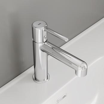 Смеситель для раковины 26к IDDIS AIGSB00i01 "Aiger" литой, п/шпильку, ХРОМ