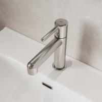 Смеситель для раковины 26к IDDIS AIGBC00i01 "Aiger" литой, п/шпильку ХРОМ матовый