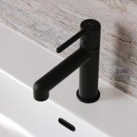 Смеситель для раковины 26к IDDIS AIGBL00i01 "Aiger" литой, п/шпильку ЧЕРНЫЙ матовый