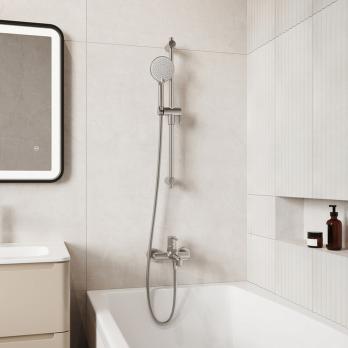 Смеситель для ванны 35к IDDIS AIGBC00i02WA "Aiger" без душ. аксессуаров, ХРОМ матовый