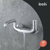 Смеситель для ванны нажимной 35к IDDIS TWISBBTi02WA "Twist" без душ. аксессуаров ХРОМ