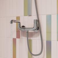 Смеситель для ванны нажимной 35к IDDIS TWISBBTi02WA "Twist" без душ. аксессуаров ХРОМ