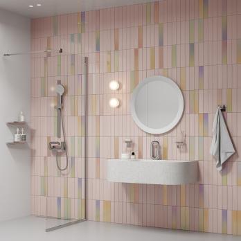 Смеситель для ванны нажимной 35к IDDIS TWISBBTi02WA "Twist" без душ. аксессуаров ХРОМ