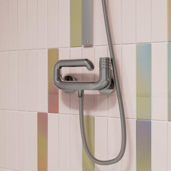 Смеситель для ванны нажимной 35к IDDIS TWISBBTi02WA "Twist" без душ. аксессуаров ХРОМ