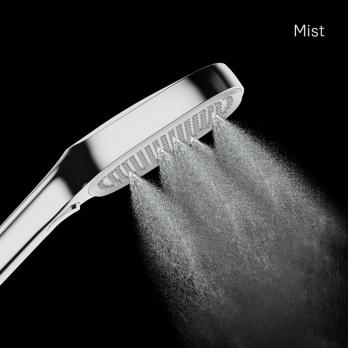 Лейка для душа Milardo ILS3FC0M18 "Ideal Spa" квадрат 120*120, 3 режима, ХРОМ, коробка