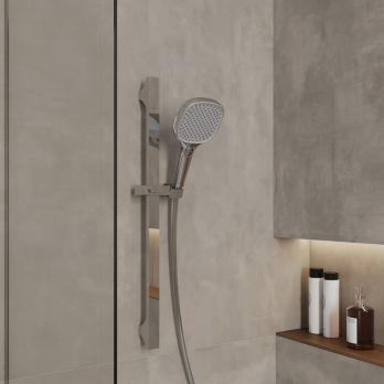 Лейка для душа Milardo ILS3FC0M18 "Ideal Spa" квадрат 120*120, 3 режима, ХРОМ, коробка